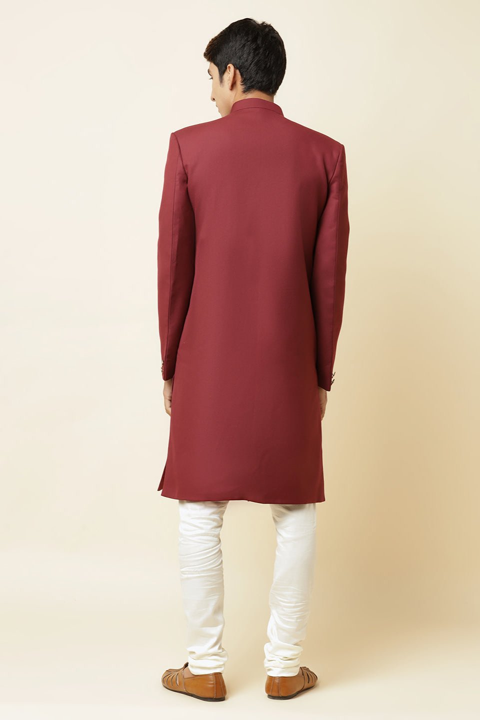 Maroon Sherwani Set - Spring Break