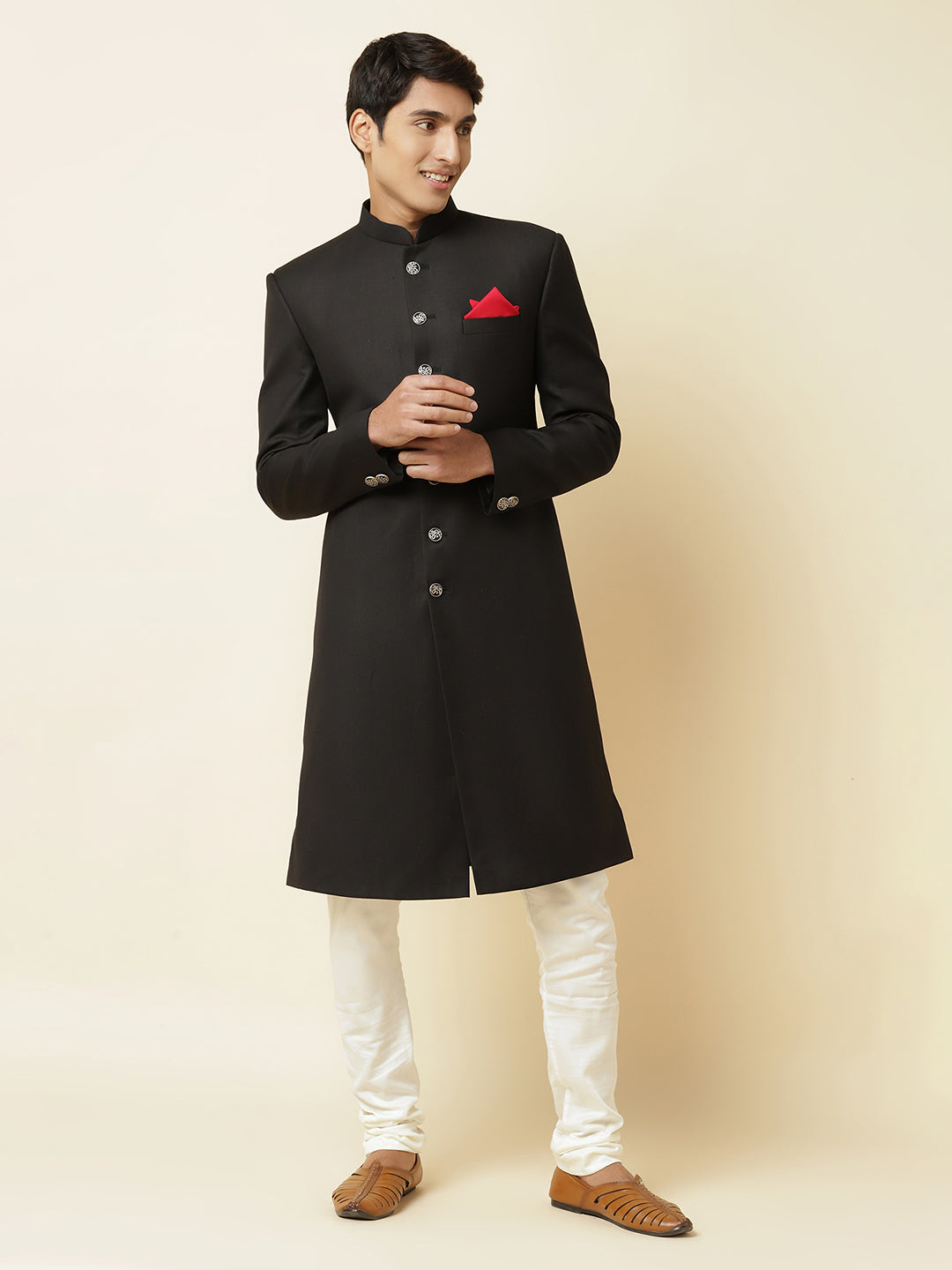 Black Sherwani Set - Spring Break