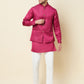 Pink Bundi Jacket with Kurta Set - Spring Break