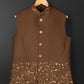 Splash of Gold Bundi Jacket - Brown - Spring Break