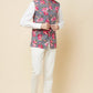 Grey Floral Print Bundi Jacket - Spring Break