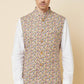 Floral Micro Print Bundi Jacket - Spring Break