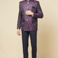 Purple Brocade Jodhpuri Jacket - Spring Break