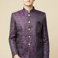 Purple Brocade Jodhpuri Jacket - Spring Break
