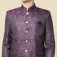 Purple Brocade Jodhpuri Jacket - Spring Break