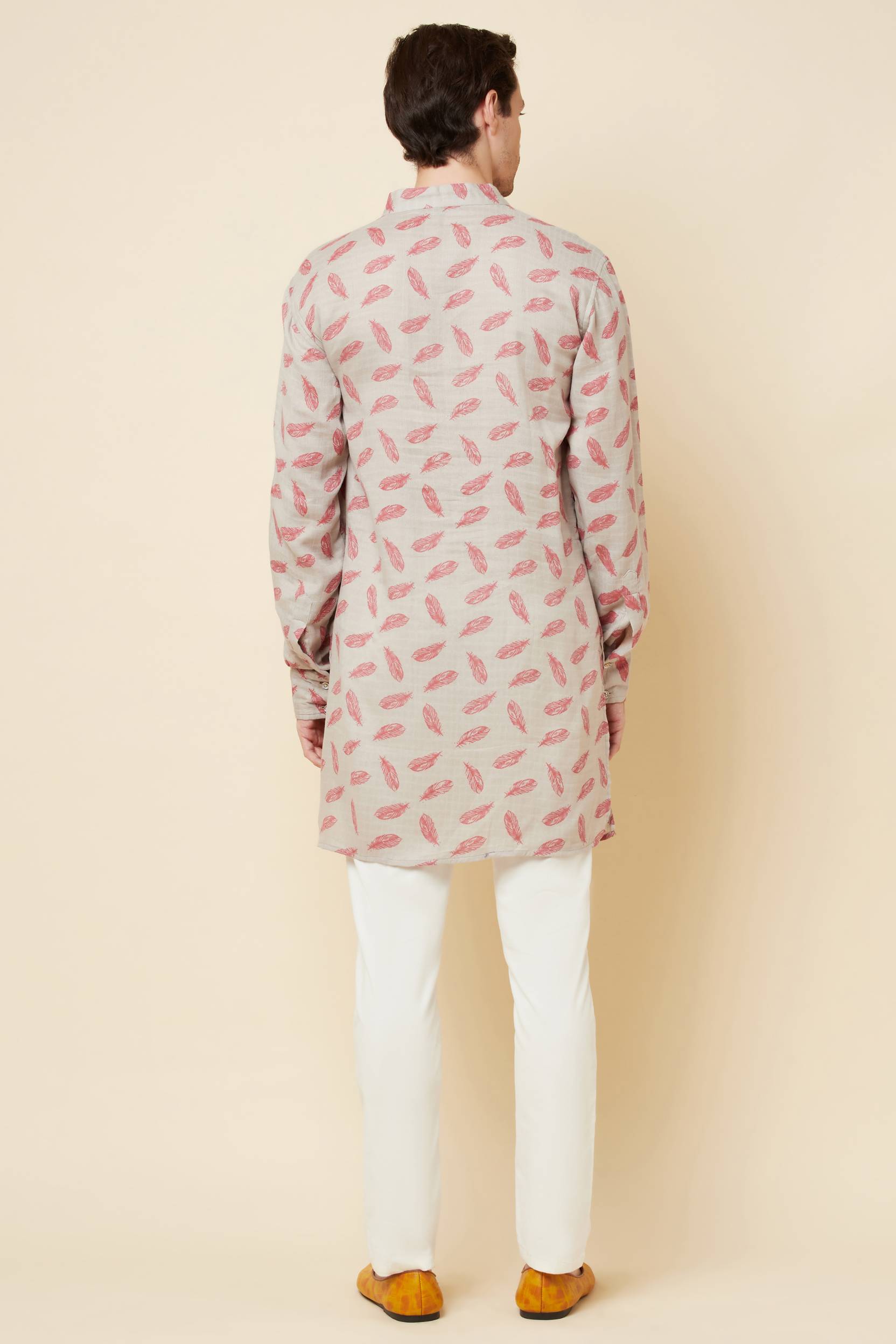 Leaf Print Kurta Set - Spring Break
