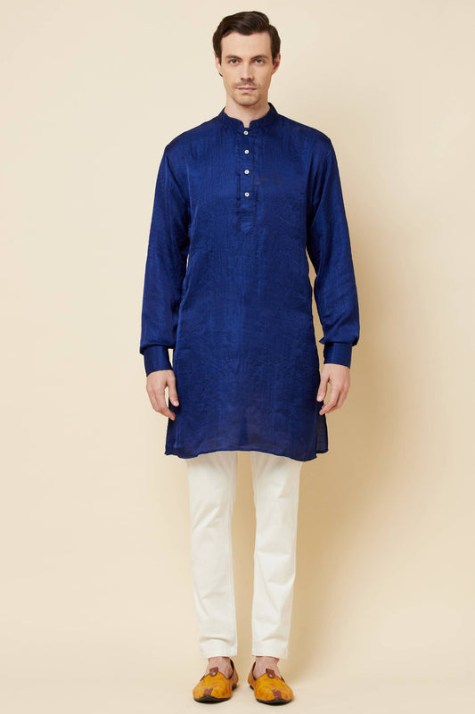 Navy Blue Kurta Set - Spring Break