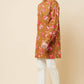 Mustard Floral Print Kurta Set - Spring Break