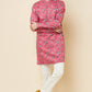 Pink Floral Print Kurta Set - Spring Break