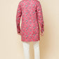 Pink Floral Print Kurta Set - Spring Break