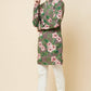 Large Floral Print Kurta Set - Spring Break