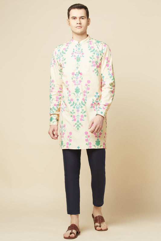 Floral Printed Kurta Set - Spring Break