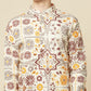 Beige Printed Kurta Set - Spring Break