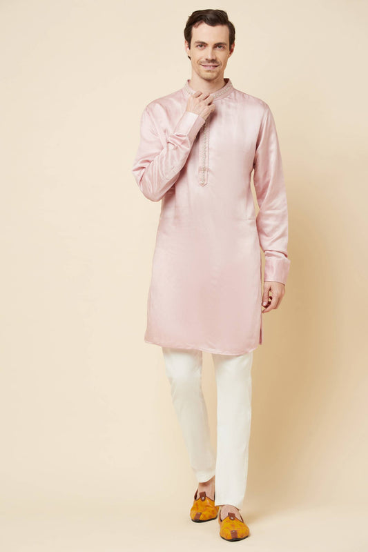 Pink Embroidered Kurta - Spring Break