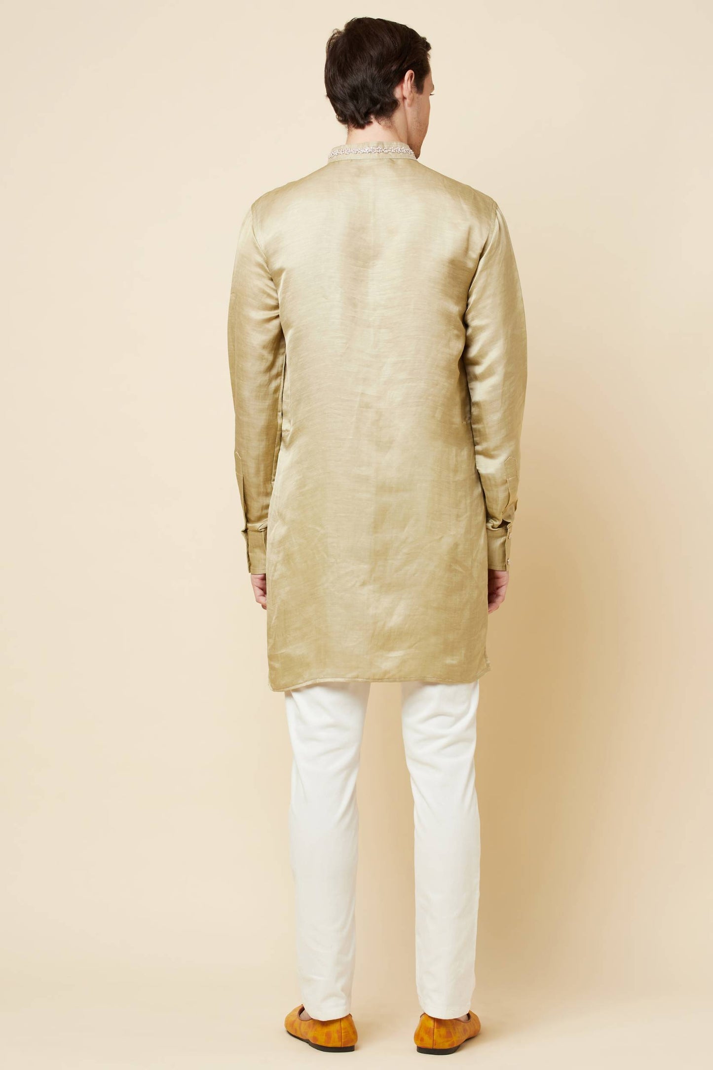 Gold Embroidered Kurta - Spring Break