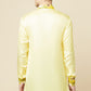 Lemon Yellow Kurta with Print Detail - Spring Break