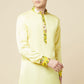 Lemon Yellow Kurta with Print Detail - Spring Break