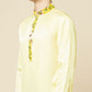 Lemon Yellow Kurta with Print Detail - Spring Break