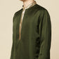Dark Green Embroidered Kurta - Spring Break