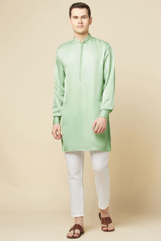 Green Embroidered Kurta - Spring Break