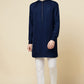 Navy Blue Embroidered Kurta - Spring Break