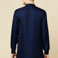 Navy Blue Embroidered Kurta - Spring Break