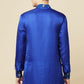 Blue Kurta with Floral Print Detail - Spring Break