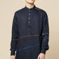 Navy Blue Digital Print Kurta - Spring Break