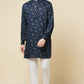 Blue Floral Digital Print Kurta - Spring Break