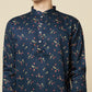 Blue Floral Digital Print Kurta - Spring Break