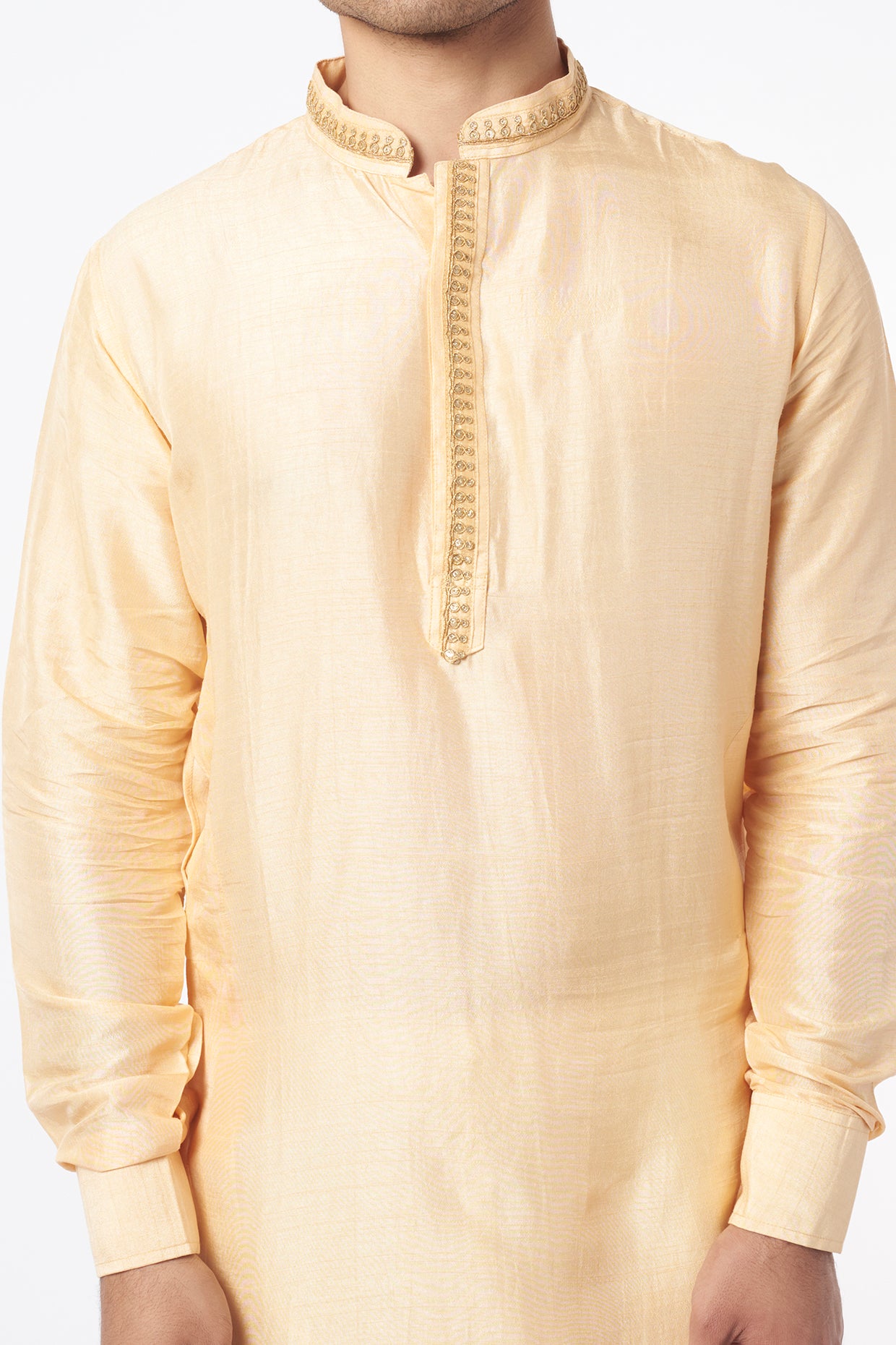 Nude Embroidered Kurta Set - Spring Break