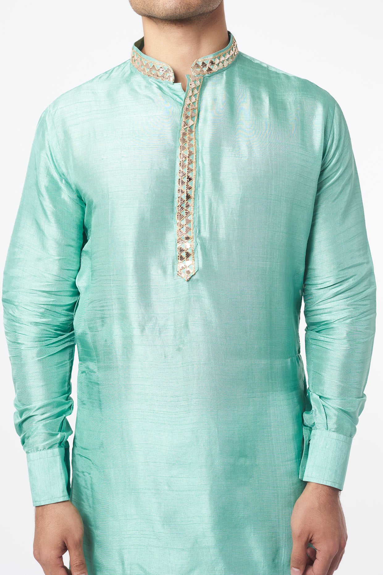 Sea Green Embroidered Kurta Set - Spring Break