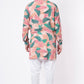 Tropical Print Kurta Set - Spring Break