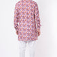 Pink Floral Print Kurta Set - Spring Break