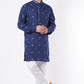 Blue Printed Kurta Set - Spring Break