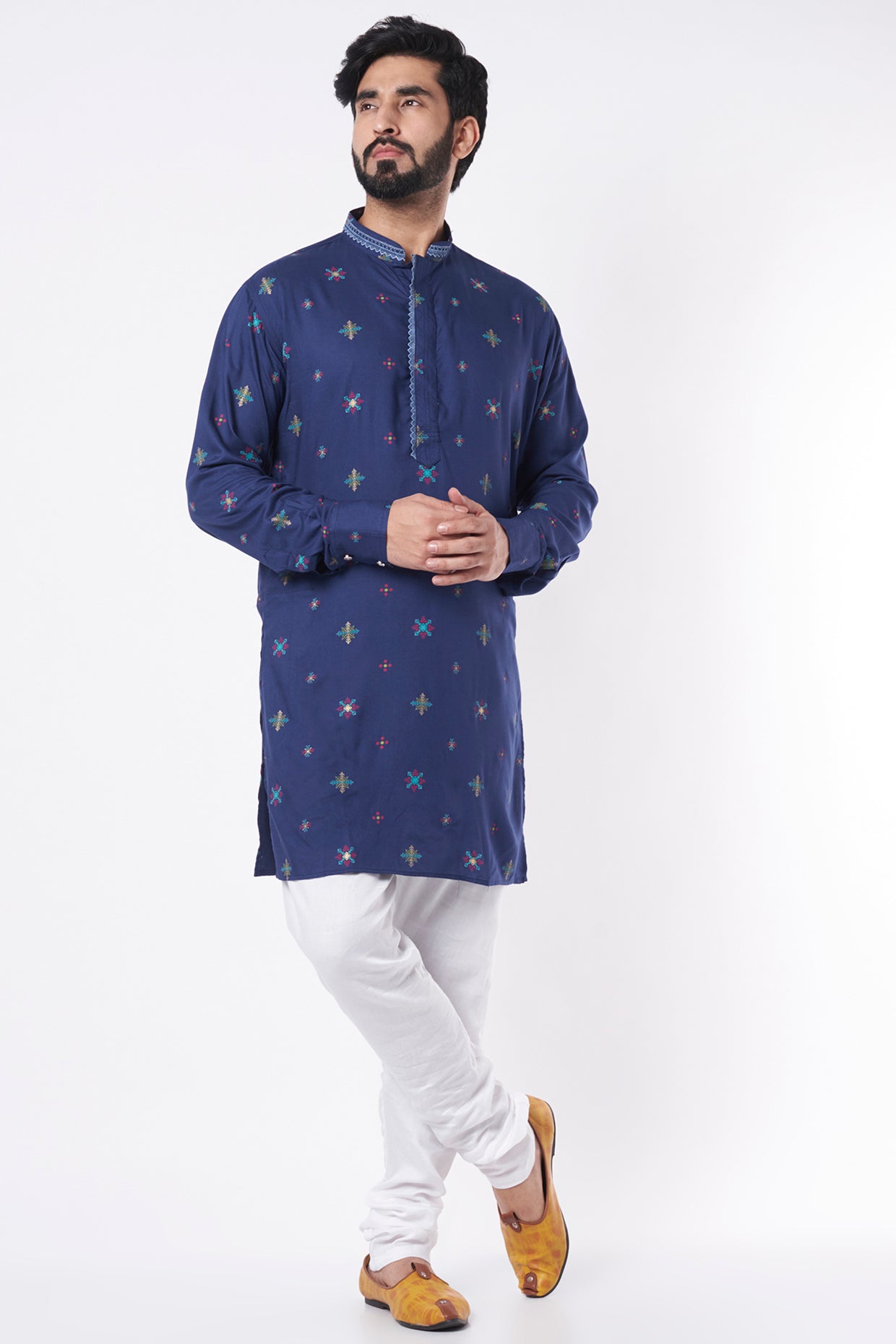 Blue Printed Kurta Set - Spring Break