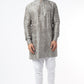 Grey Mirror Embroidery Kurta Set - Spring Break