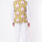 Yellow Floral Print Bundi Jacket - Spring Break