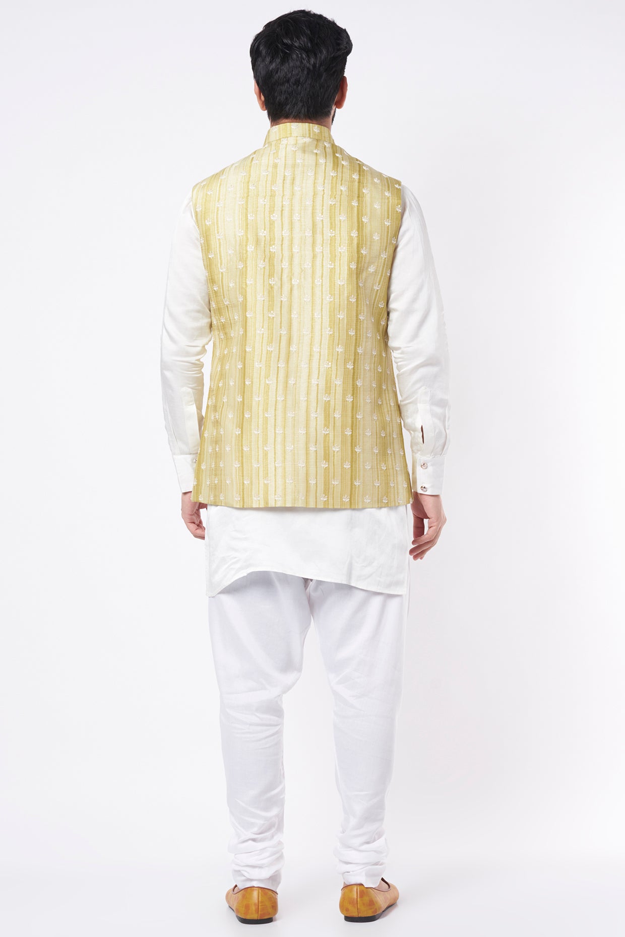 Embroidered Bundi Jacket with Kurta Set - Spring Break