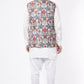 Threadwork Bundi Jacket with Kurta Set - Spring Break