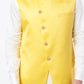Yellow Bundi Jacket with Kurta Set - Spring Break