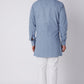 Heart Print Denim Kurta - Spring Break