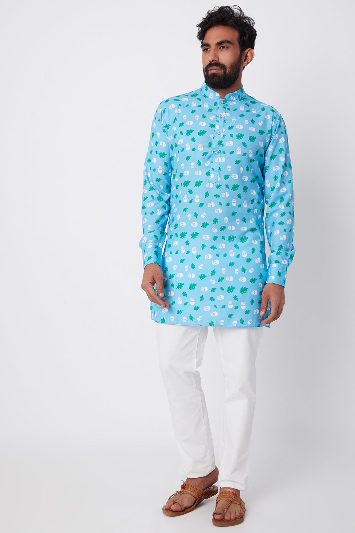 Skull Print Kurta - Spring Break