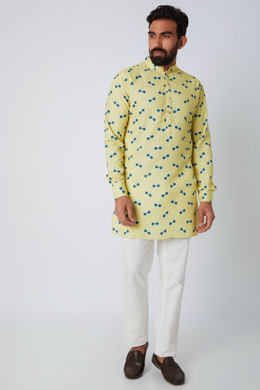 Sunglass Print Kurta - Spring Break