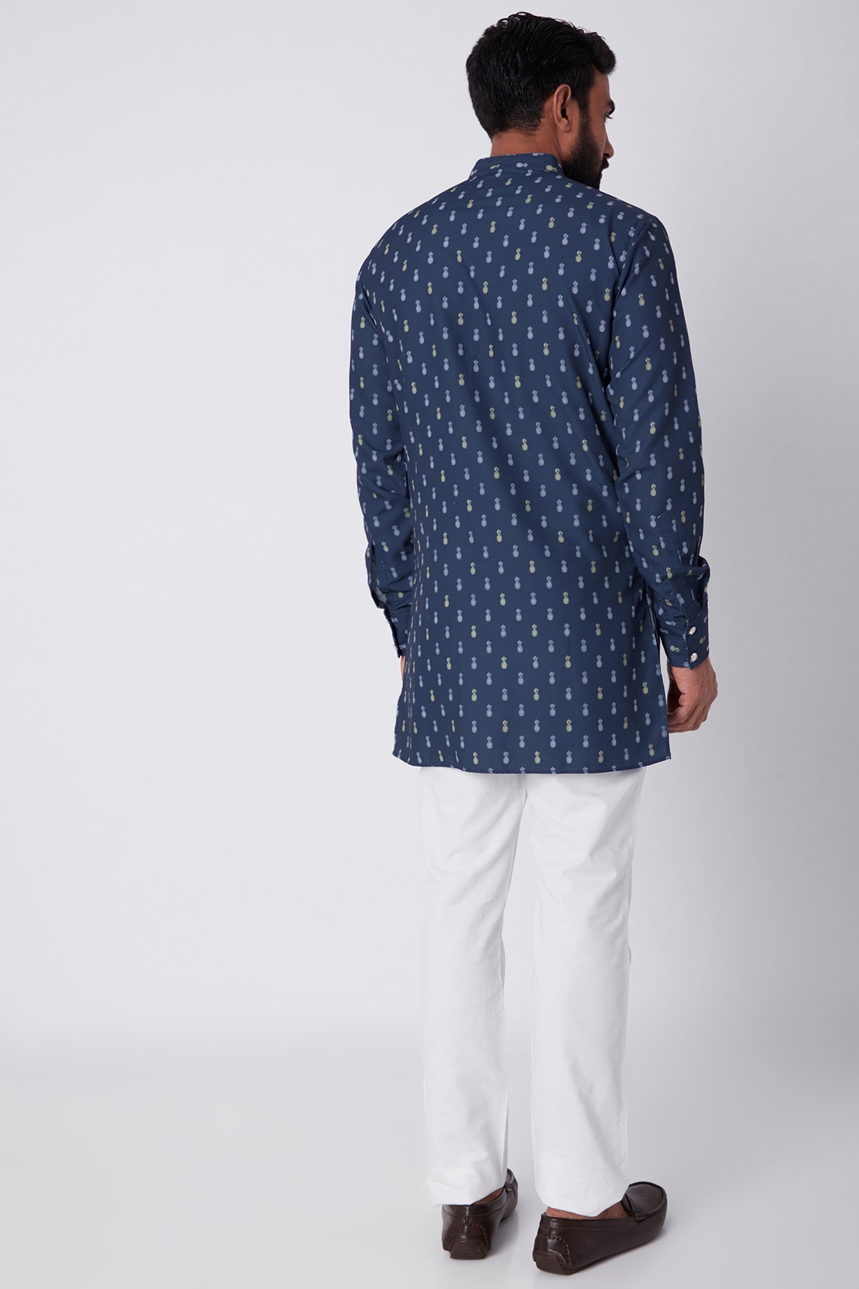 Pineapple Print Kurta - Spring Break
