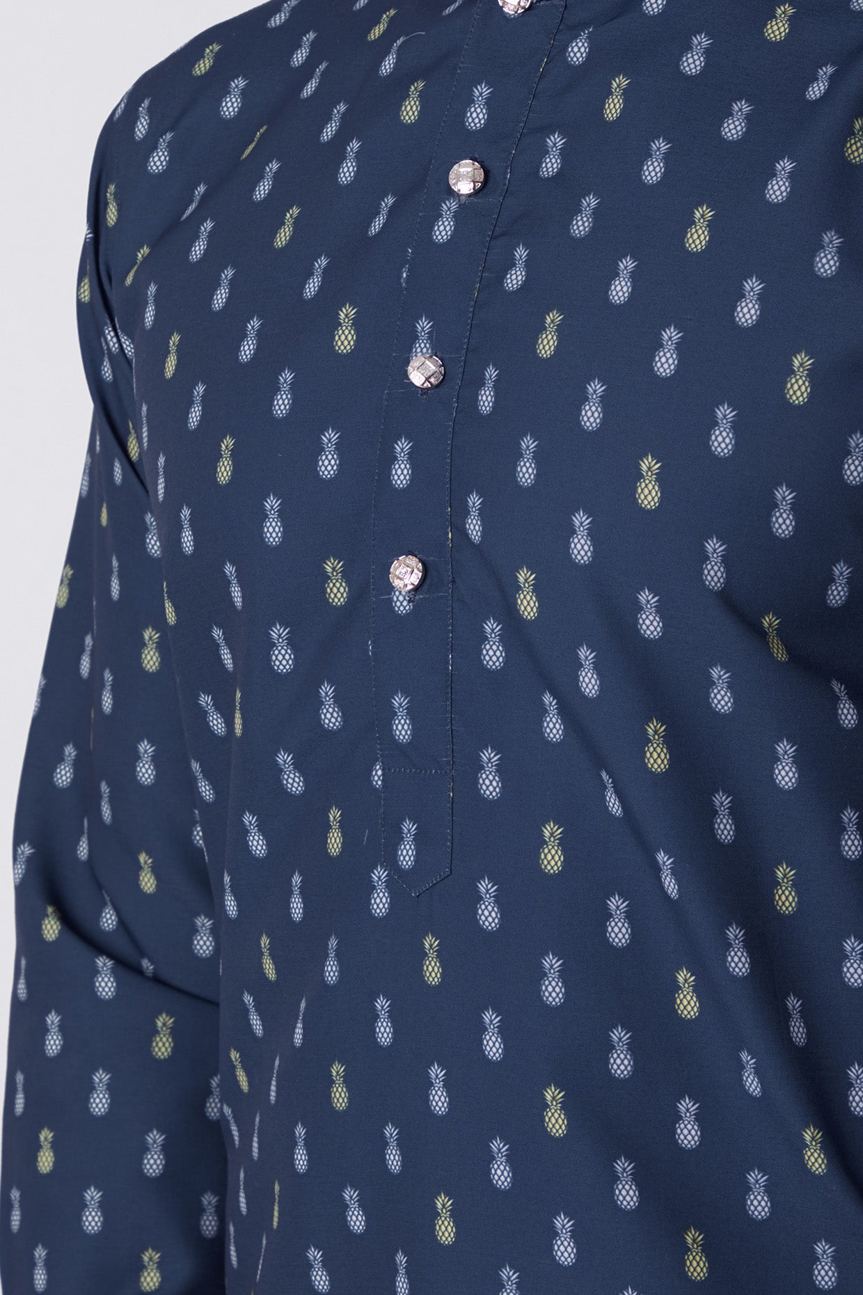Pineapple Print Kurta - Spring Break