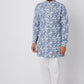 Denim Palm Tree Kurta - Spring Break