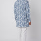 Denim Palm Tree Kurta - Spring Break