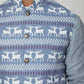 Denim Reindeer Print Bundi Jacket - Spring Break