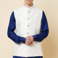 White Embroidered Jacket Kurta Set - Spring Break